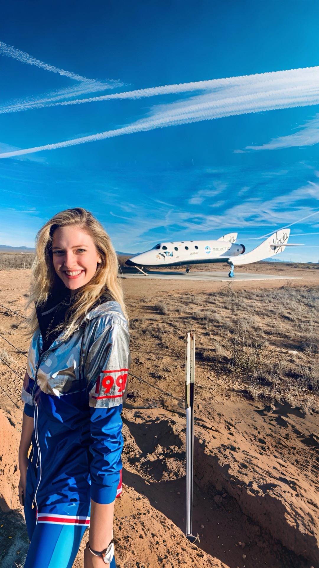 With Virgin Galactic spacecraft